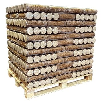 Bûches Densifiées Premium - Pack 450 kg - Chauffage intense